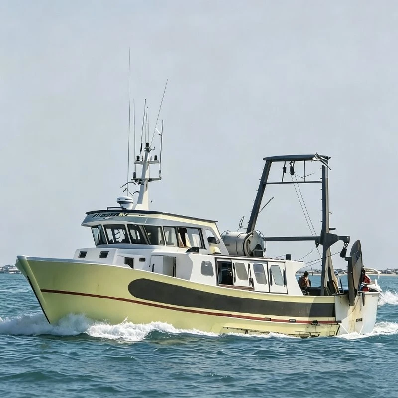 Hliníkový trawler s dnom